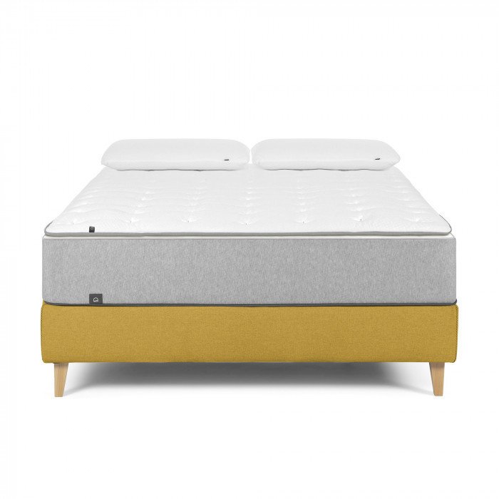 Основание кровати Nikos горчичного цвета 150x190  - купить Основания кроватей по цене 71990.0