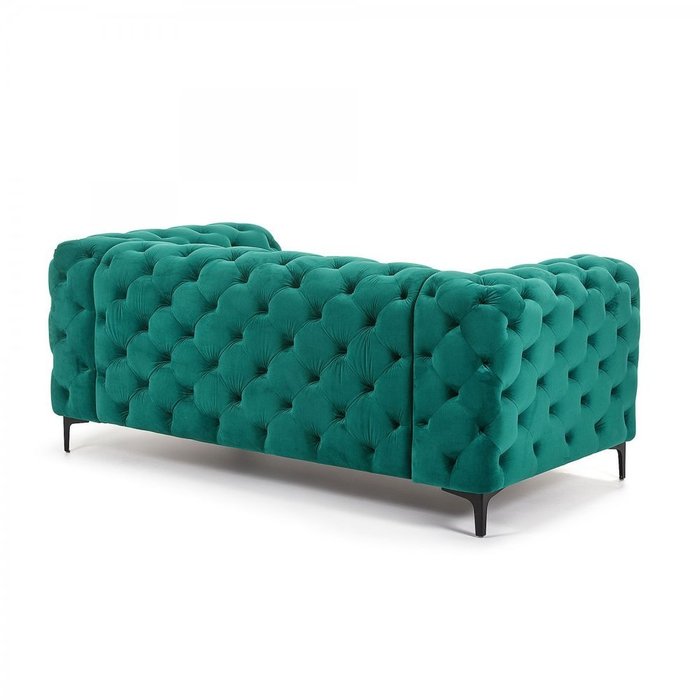 Диван Maisha двухместный зеленого цвета - лучшие Прямые диваны в INMYROOM