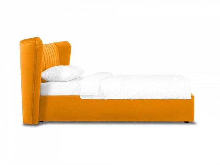 Кровать Queen Agata Lux 160х200 желтого цвета - лучшие Кровати для спальни в INMYROOM