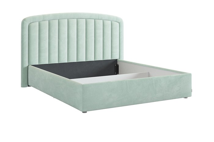 Кровать Сиена 2 160х200 мятного цвета без подъемного механизма  - лучшие Кровати для спальни в INMYROOM
