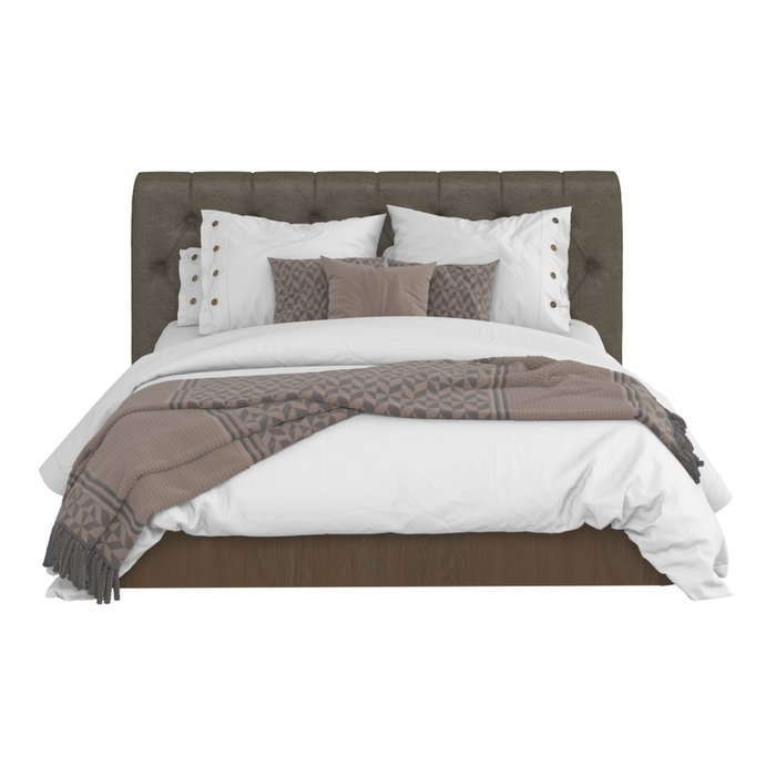 Кровать Сиена 180х200 с серым изголовьем и подъемным механизмом - купить Кровати для спальни по цене 45612.0