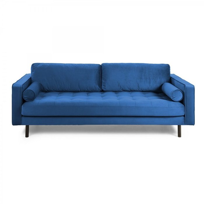 Диван Bogart с  темно-синей обивкой - купить Прямые диваны по цене 139990.0