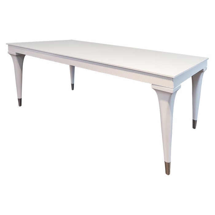 Обеденный стол раздвижной Rimini белого цвета