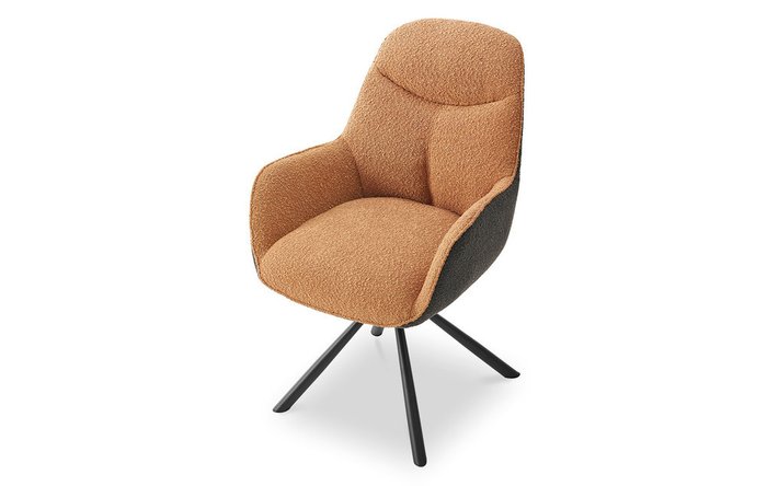 Стул вращающийся Mabe бежево-коричневого цвета  - лучшие Обеденные стулья в INMYROOM