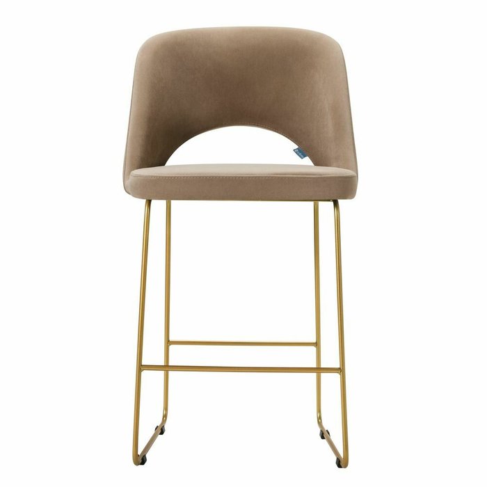 Полубарный стул Lars бежевого цвета - купить Барные стулья по цене 12860.0