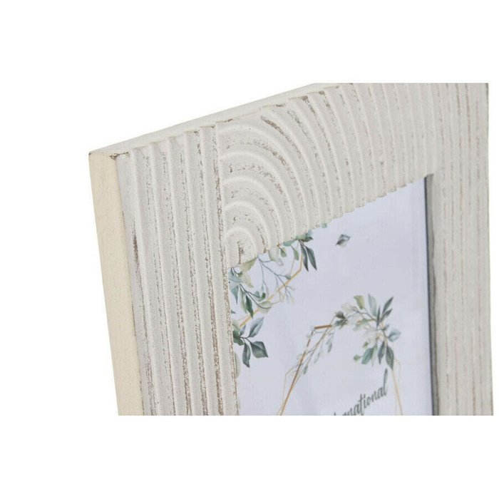 Фоторамки Фото рамка Home ESPRIT Белый Стеклянный Деревянный MDF Индиец 32 x 1,5 x 37 cm - лучшие Фигуры и статуэтки в INMYROOM