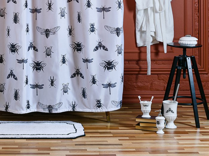 Коврик для ванной комнаты Buzz Fauna 50х80 белого цвета - лучшие Коврики для ванной в INMYROOM Коврик для ванной комнаты Buzz Fauna 50х80 белого цвета - лучшие Коврики для ванной в INMYROOM