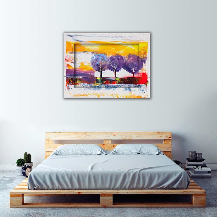 Картина Три дерева с Арт рамой 70х90 - купить Картины по цене 10990.0