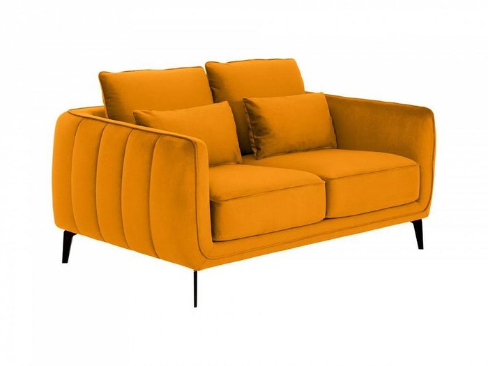 Диван Amsterdam горчичного цвета - купить Прямые диваны по цене 76140.0