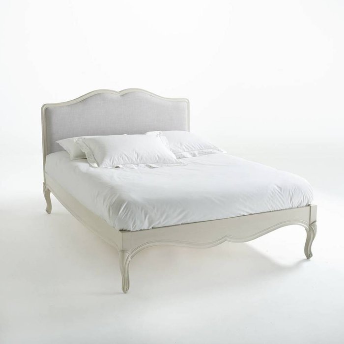 Кровать с реечным основанием Trianon 140х190 белого цвета