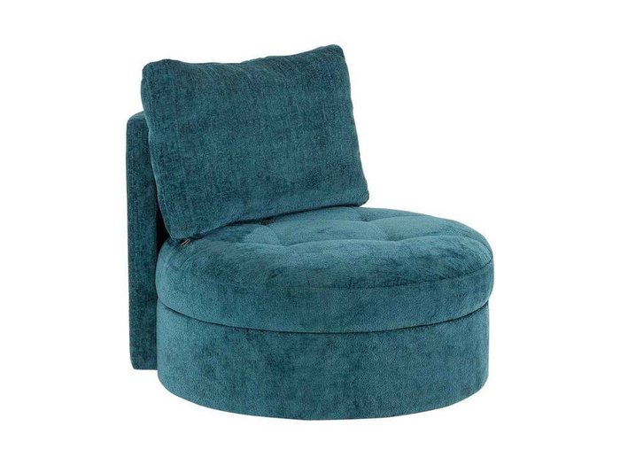 Кресло Wing Round синего цвета - купить Интерьерные кресла по цене 24410.0