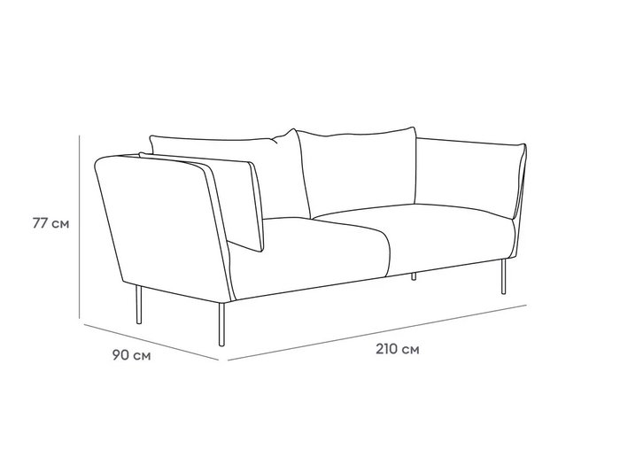 Диван Copenhagen коричневого цвета - лучшие Прямые диваны в INMYROOM Диван Copenhagen коричневого цвета - лучшие Прямые диваны в INMYROOM