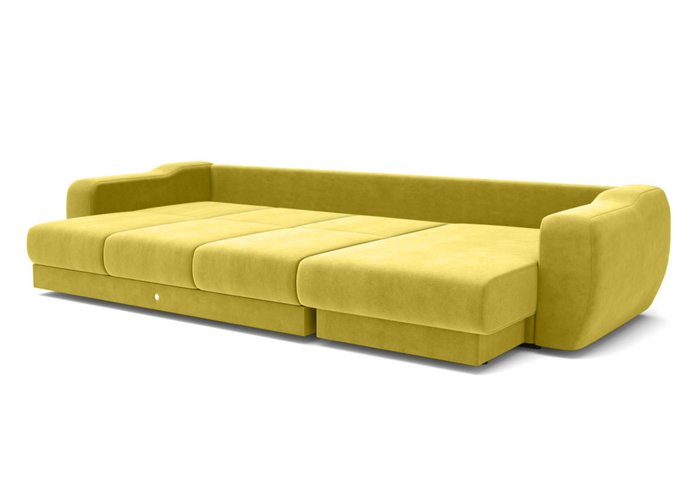 Угловой диван-кровать желто-бежевого цвета  - лучшие Угловые диваны в INMYROOM