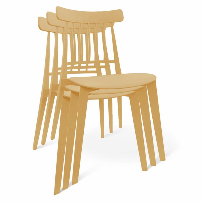 Стул Manfred цвета бук натуральный - купить Обеденные стулья по цене 3435.0