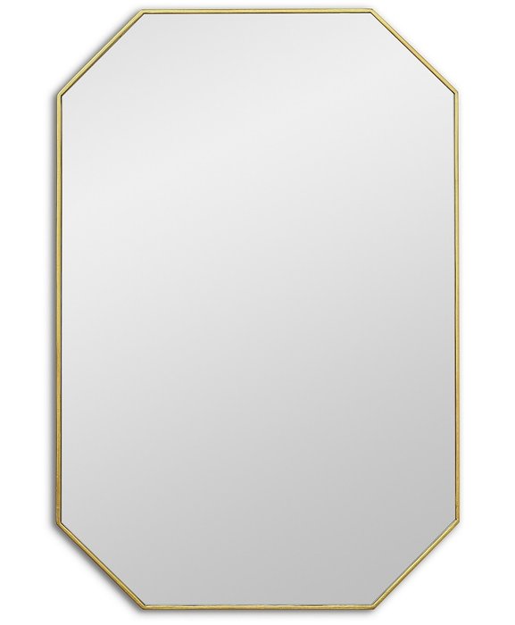 Настенное зеркало Stilig M в раме золотого цвета