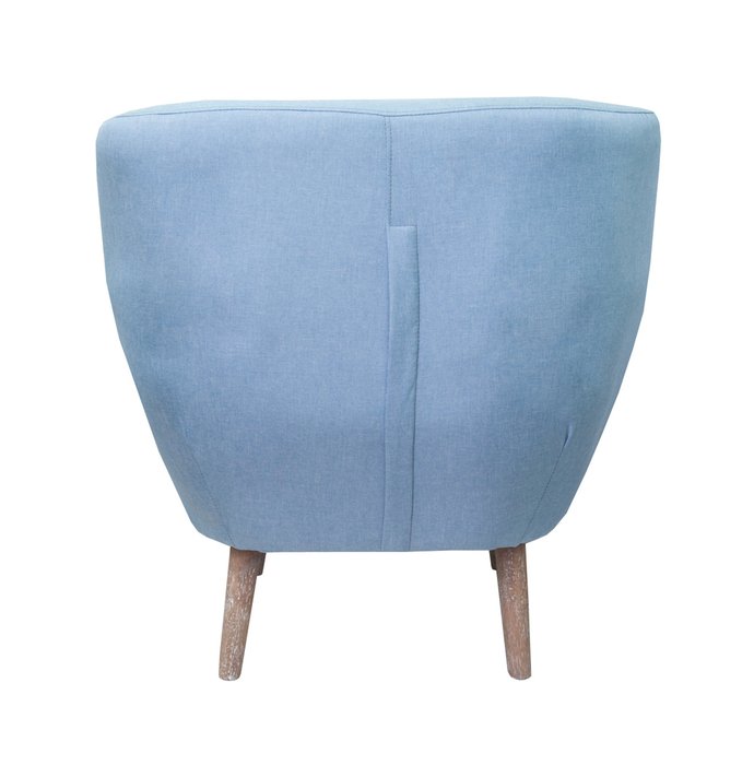 Низкое кресло FULLER BLUE голубого цвета - лучшие Интерьерные кресла в INMYROOM