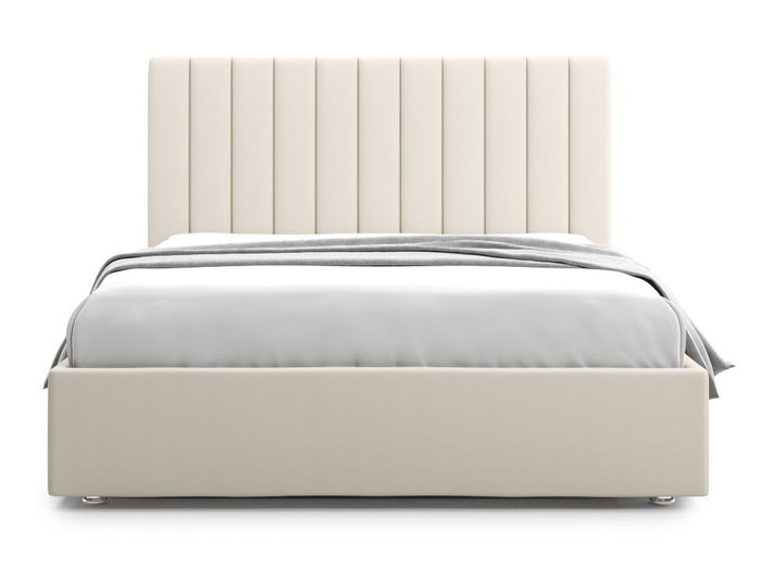 Кровать Premium Mellisa 160х200 молочного цвета с подъемным механизмом - купить Кровати для спальни по цене 61000.0