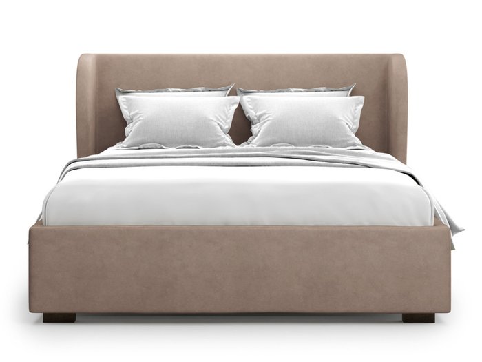 Кровать Tenno 160х200 светло-коричневого цвета с подъемным механизмом  - купить Кровати для спальни по цене 49000.0