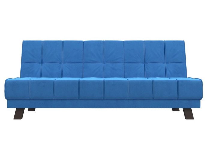 Прямой диван-кровать Винсент голубого цвета - купить Прямые диваны по цене 31999.0