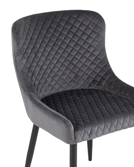 Стул Ститч серого цвета - купить Обеденные стулья по цене 5990.0