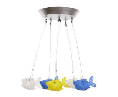 Дизайнерский потолочный светильник crystal light "Рыбки"