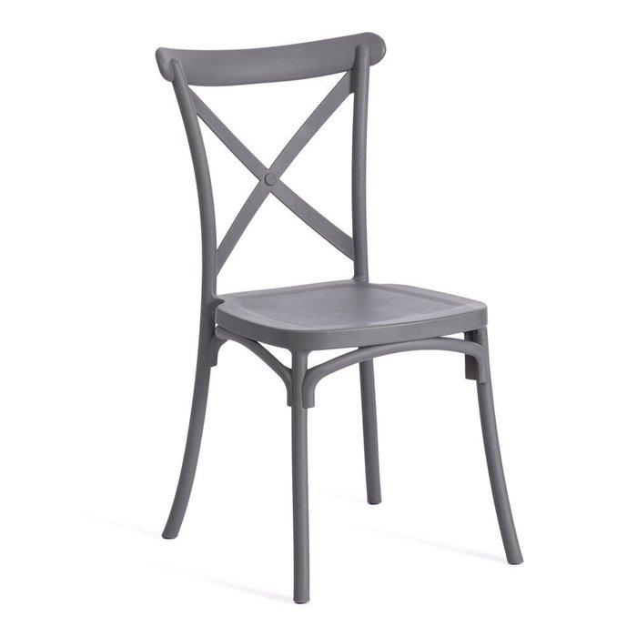 Набор из двух стульев Cross серого цвета - купить Обеденные стулья по цене 4840.0