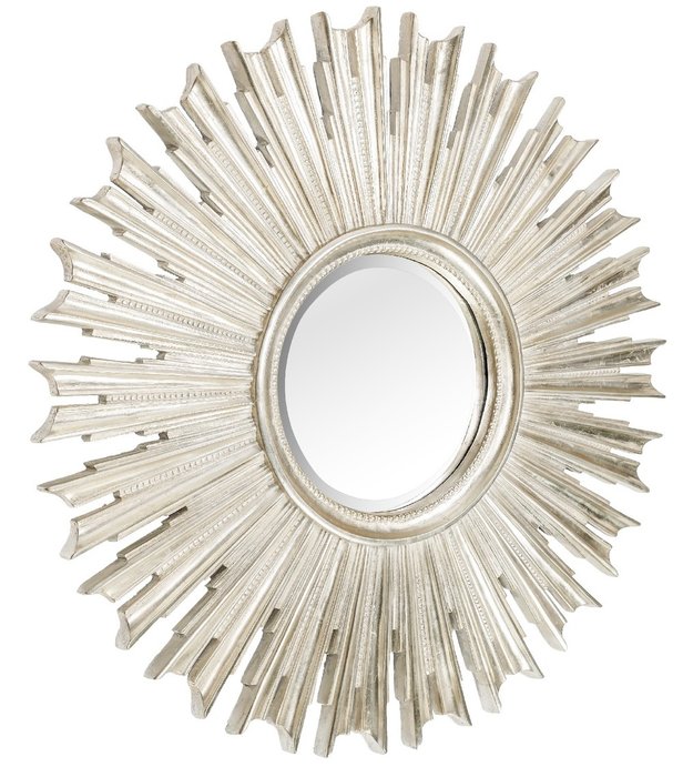 Настенное Зеркало-солнце Sunny Silver  - купить Настенные зеркала по цене 31000.0