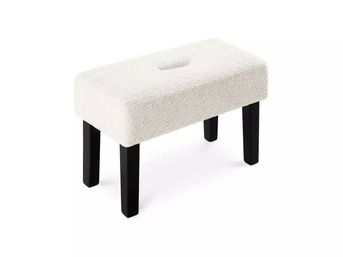 Пуф мягкий Handy молочного цвета