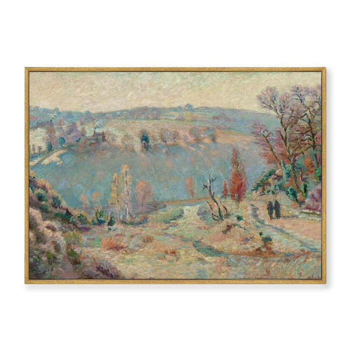 Репродукция картины на холсте Valley of the Sedelle at Pont Charraud White Frost, 1903г. - купить Картины по цене 21999.0