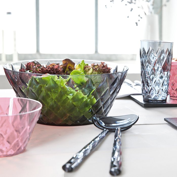 Приборы для салата Crystal salad organic розового цвета - лучшие Прочее в INMYROOM