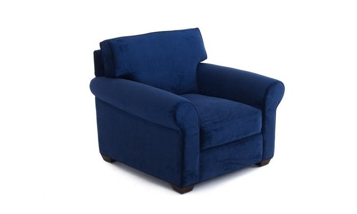 Кресло темно-синего цвета - купить Интерьерные кресла по цене 64800.0