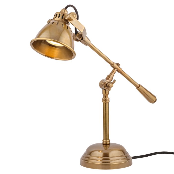 Светильник настольный латунного цвета - купить Рабочие лампы по цене 28160.0