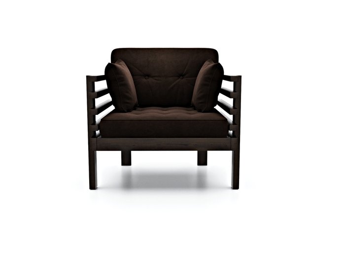 Кресло Стоун коричневого цвета - купить Интерьерные кресла по цене 19990.0
