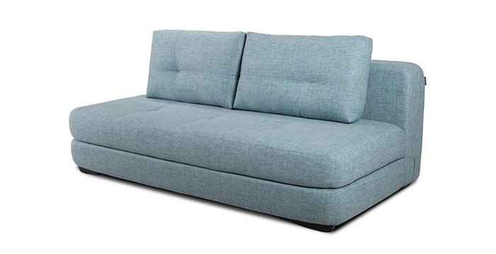 Прямой диван-кровать Арно бирюзово-голубого цвета - купить Прямые диваны по цене 53172.0