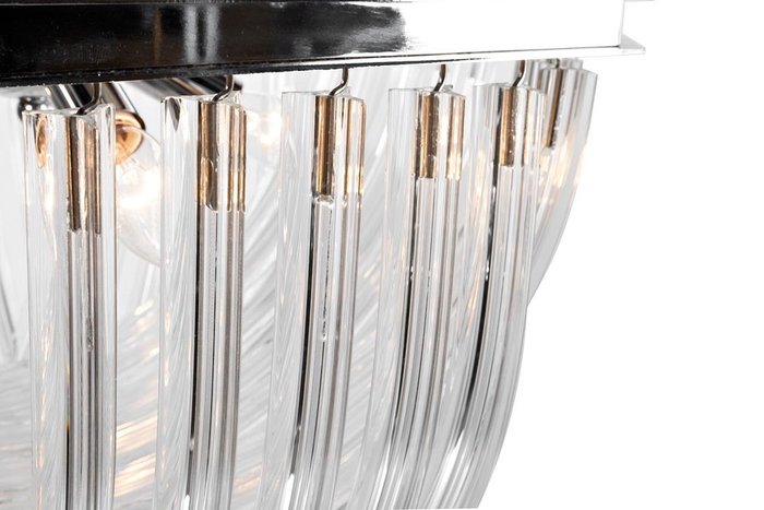 Светильник потолочный из металла и стекла - купить Подвесные люстры по цене 55775.0