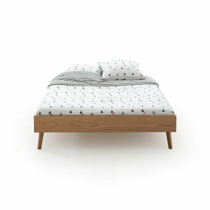 Кровать со спальным основанием Jimi 180x200 бежевого цвета - купить Кровати для спальни по цене 35875.0