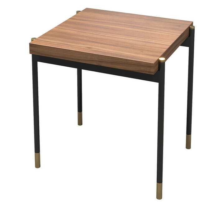 Приставной столик Benissa коричневого цвета - купить Журнальные столики по цене 23300.0