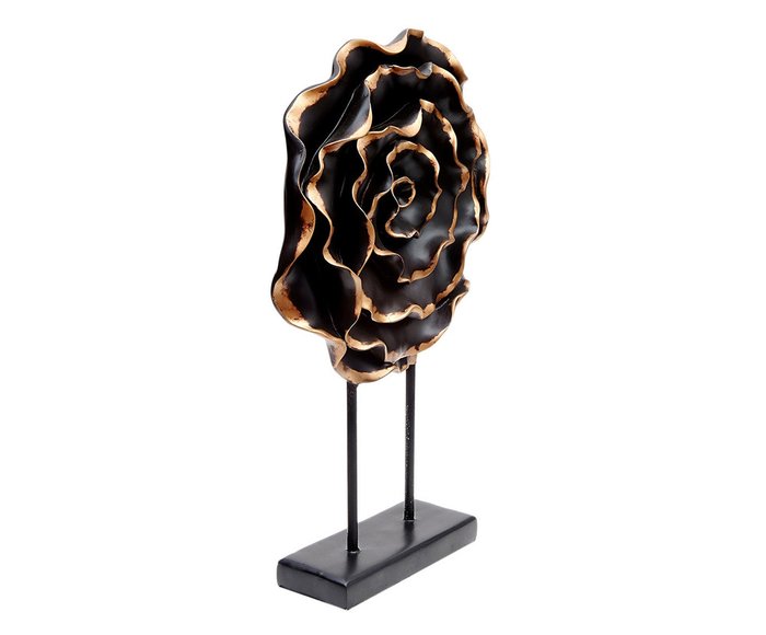 Декоративный элемент Flower черного цвета - купить Фигуры и статуэтки по цене 11000.0