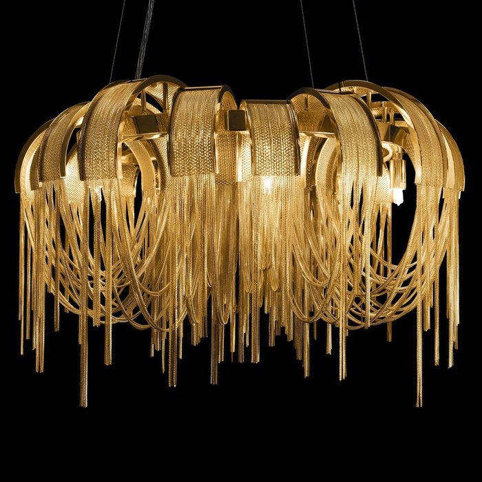 Подвесная люстра Volver 10404/650 GD (металл, цвет золото) - купить Подвесные люстры по цене 62006