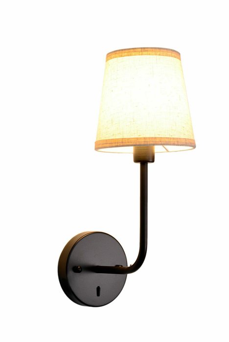 Настенный светильник Dolce черно-бежевого цвета  - купить Бра и настенные светильники по цене 5250.0