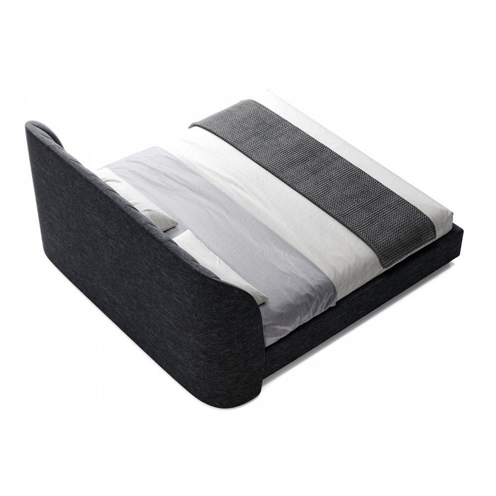 Кровать Tulip 200х200 черного цвета  - лучшие Кровати для спальни в INMYROOM