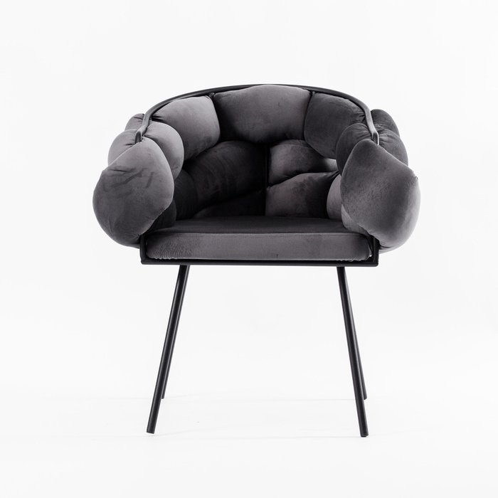 Стул Фоджа темно-серого цвета - купить Обеденные стулья по цене 18500.0
