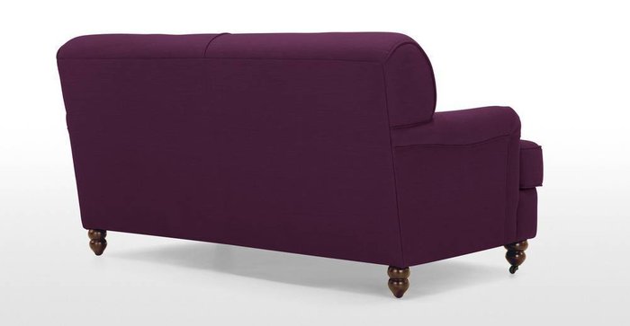 Диван Orson двухместный пурпурного цвета - купить Прямые диваны по цене 41500.0