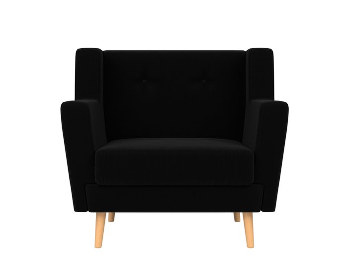 Кресло Брайтон черного цвета - купить Интерьерные кресла по цене 23999.0
