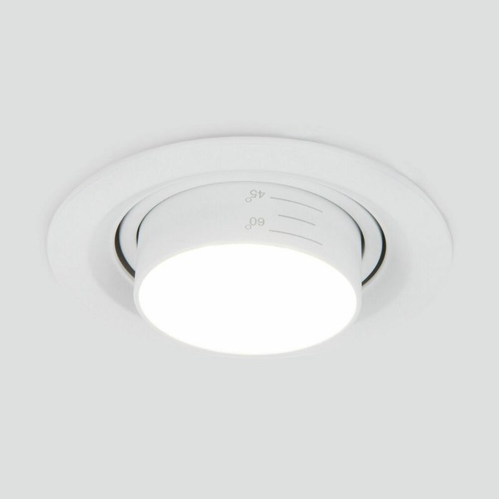 Встраиваемый точечный светильник Zoom белого цвета - купить Встраиваемые споты по цене 3030.0