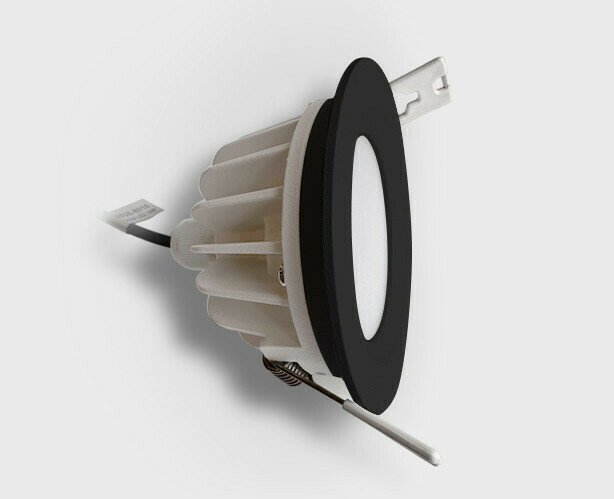 Встраиваемый светильник IT08-8018 black 3000K (стекло, цвет белый) - лучшие Встраиваемые споты в INMYROOM