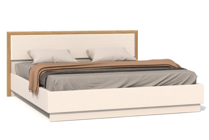 Кровать Анри 160х200 бежевого цвета - купить Кровати для спальни по цене 17764.0