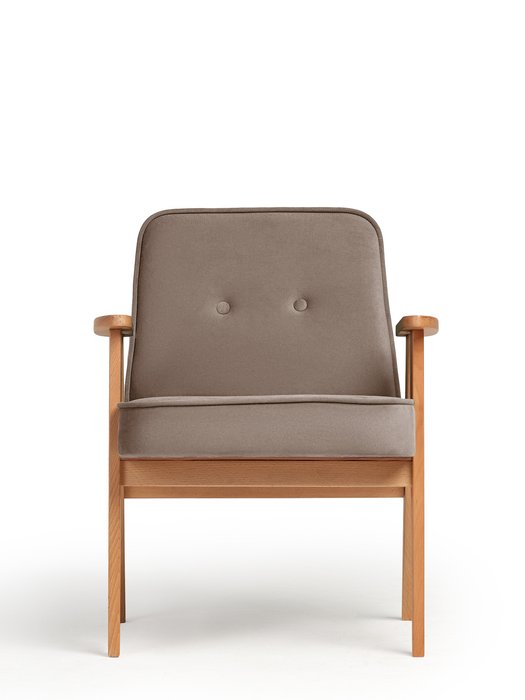 Кресло Несс светло-коричневого цвета - купить Интерьерные кресла по цене 11380.0