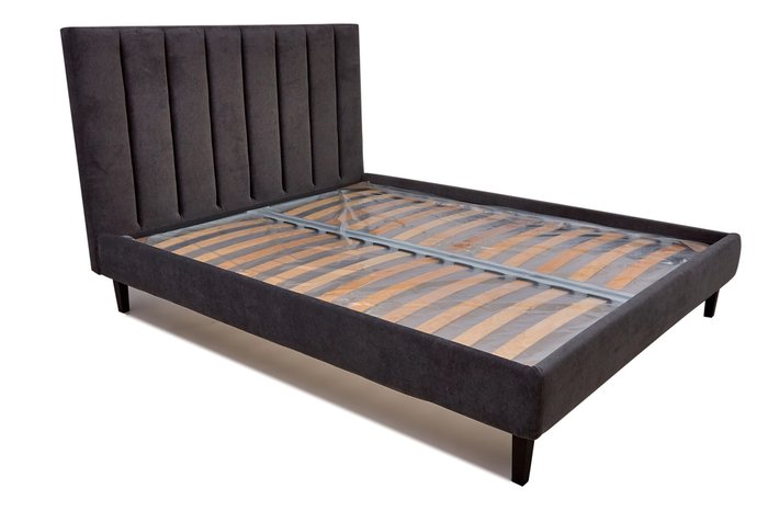 Кровать Клэр 160х200 темно-коричневого цвета с подъемным механизмом - лучшие Кровати для спальни в INMYROOM