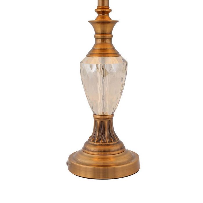 Настольная лампа Vezzo с бежевым абажуром - лучшие Настольные лампы в INMYROOM